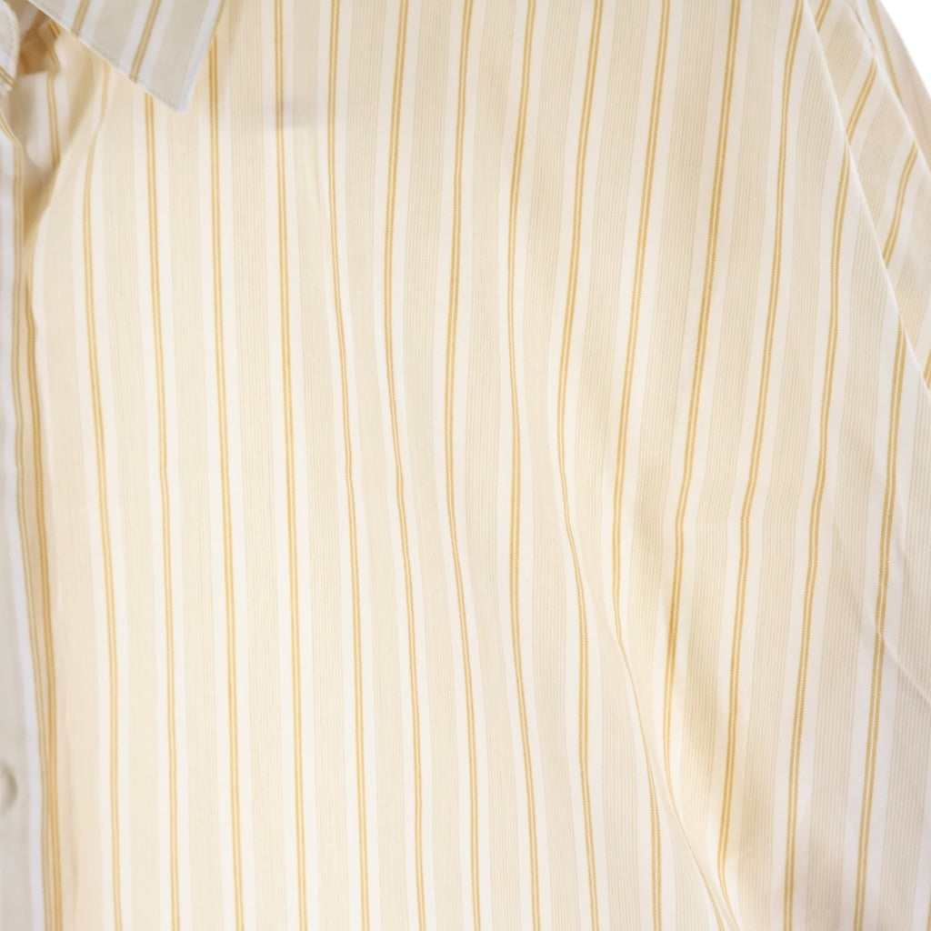 THE ROW(ザロウ) CASTER SHIRT キャスター ストライプ オーガニックコットン レギュラーカラー 長袖シャツ ベージュ 8629-W3584 レディース