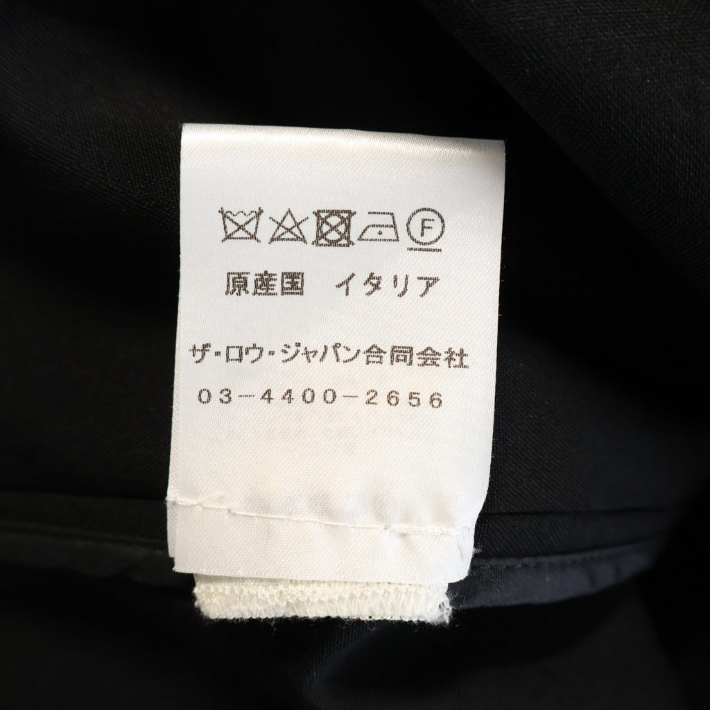 THE ROW(ザロウ) ALOHA JACKET アロハ 3B シングルテーラード ジャケット ブラック 8885-W3893 レディース
