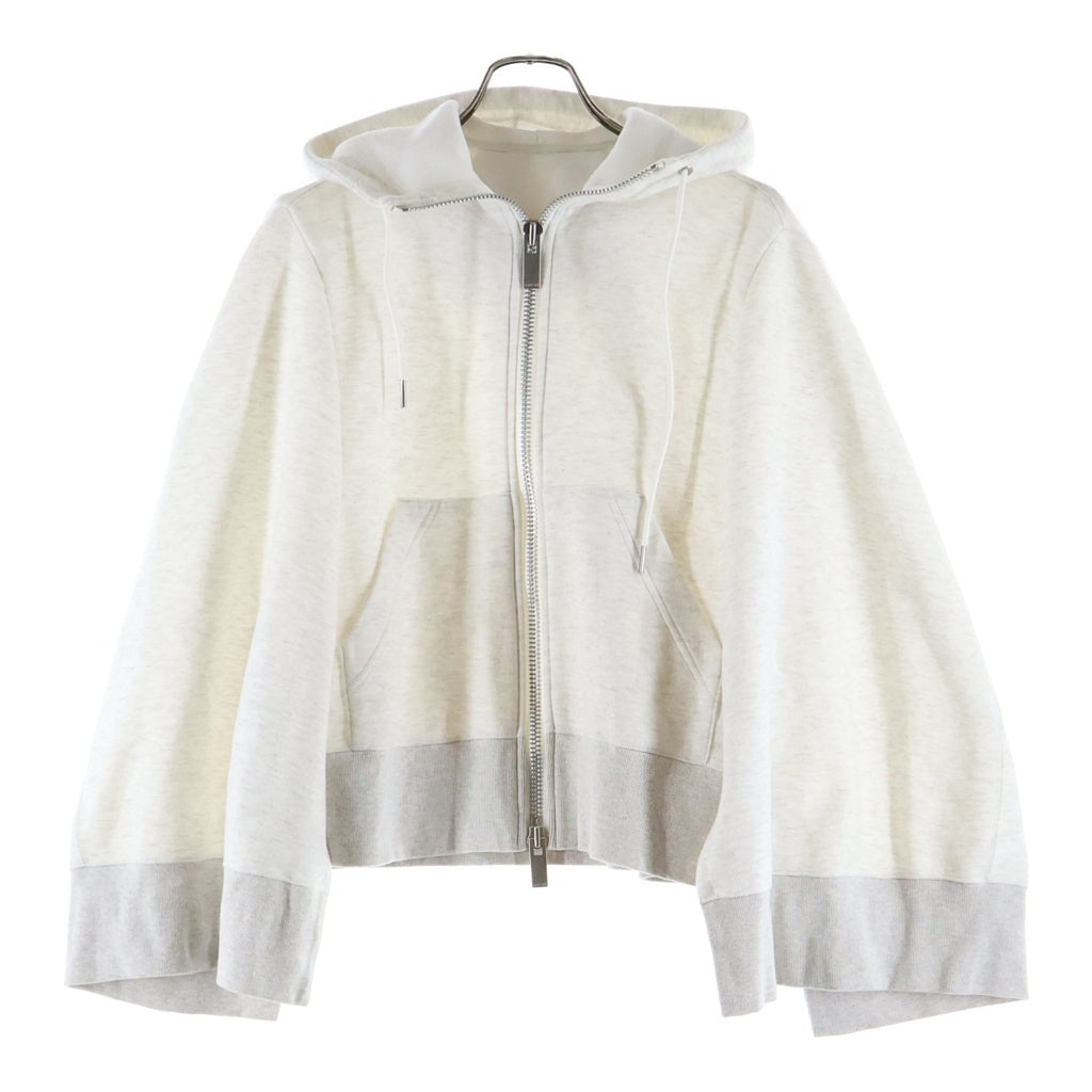 Sacai(サカイ) 22SS ジップアップ スウェット フーディー パーカー グレー 22-05973