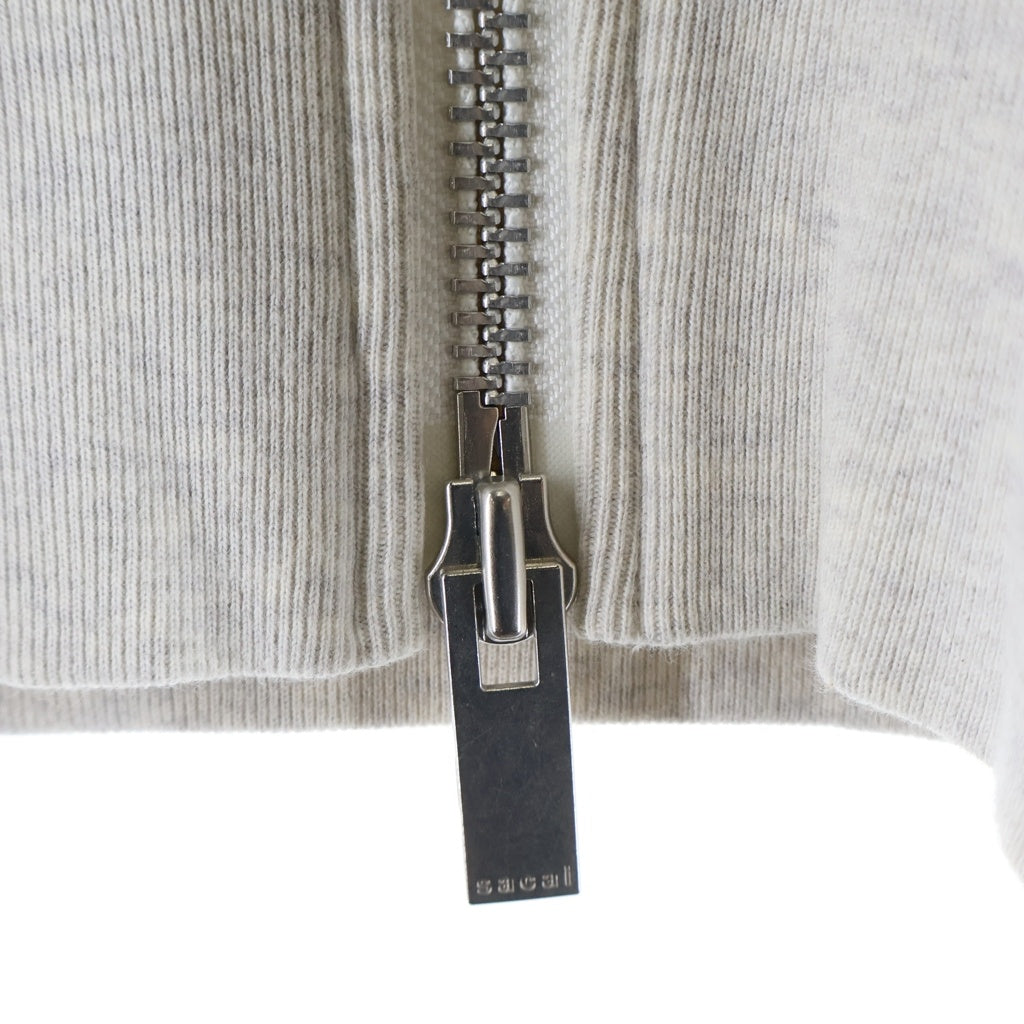 Sacai(サカイ) 22SS ジップアップ スウェット フーディー パーカー グレー 22-05973