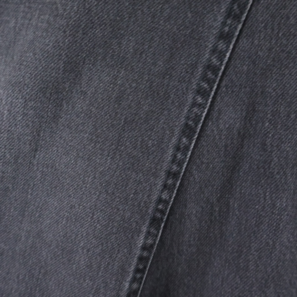 MM6 Maison Margiela(エムエムシックスメゾンマルジェラ) 19SS SUPER WIDE JEANS スーパーワイド デニムパンツ ブラック S52LA0080 S30531 レディース