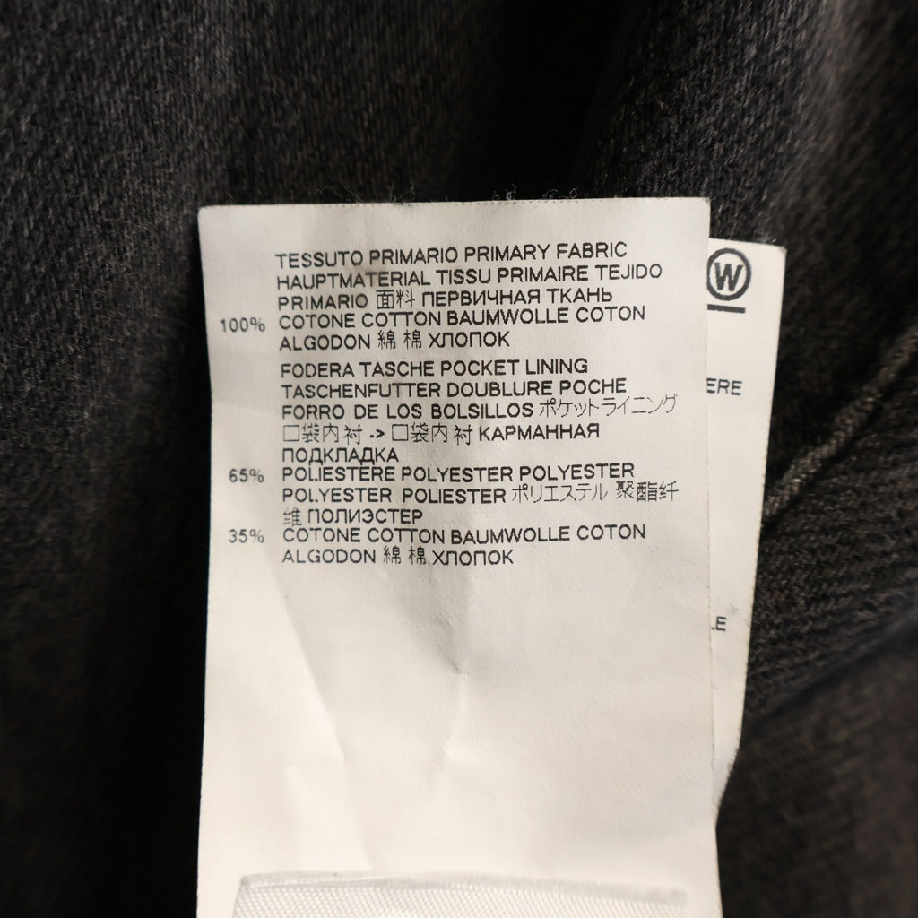 MM6 Maison Margiela(エムエムシックスメゾンマルジェラ) 19SS SUPER WIDE JEANS スーパーワイド デニムパンツ ブラック S52LA0080 S30531 レディース