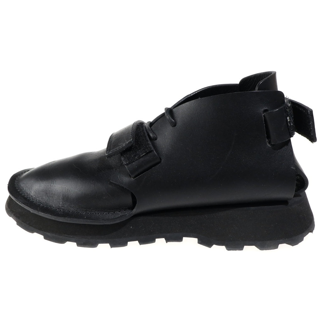 JIL SANDER(ジルサンダー) MID CUT SHOES レザー ミッドカットシューズ ブラック JI38508A