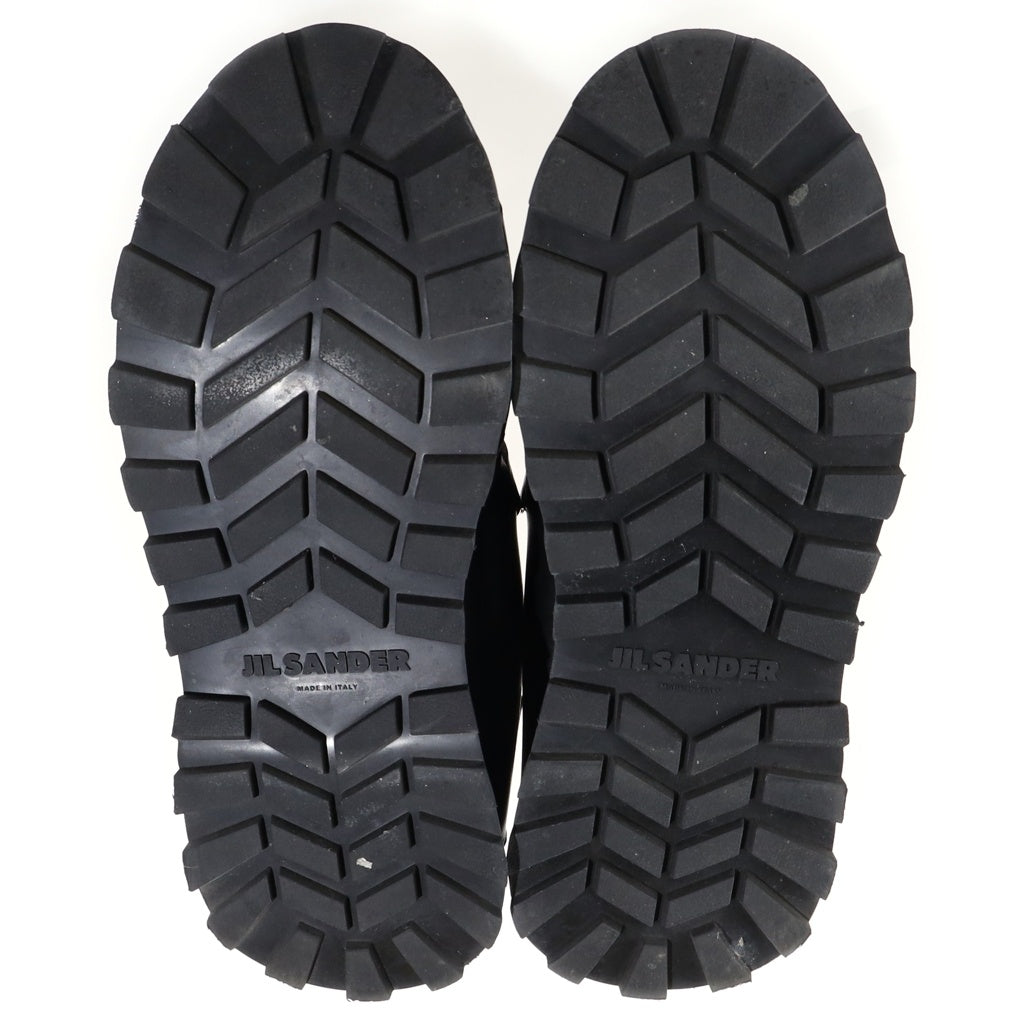 JIL SANDER(ジルサンダー) MID CUT SHOES レザー ミッドカットシューズ ブラック JI38508A