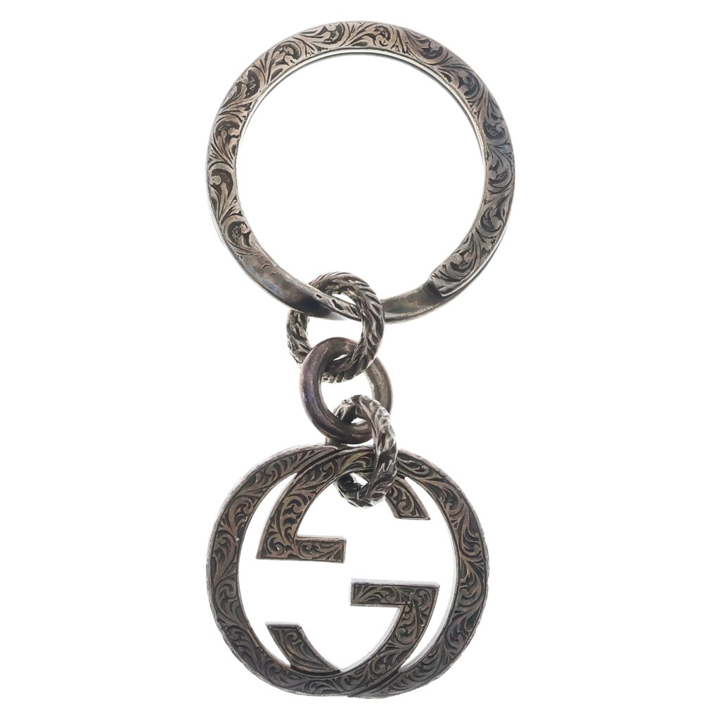 GUCCI(グッチ) アラベスク キーホルダー キーリング SV925 シルバー 24.8g