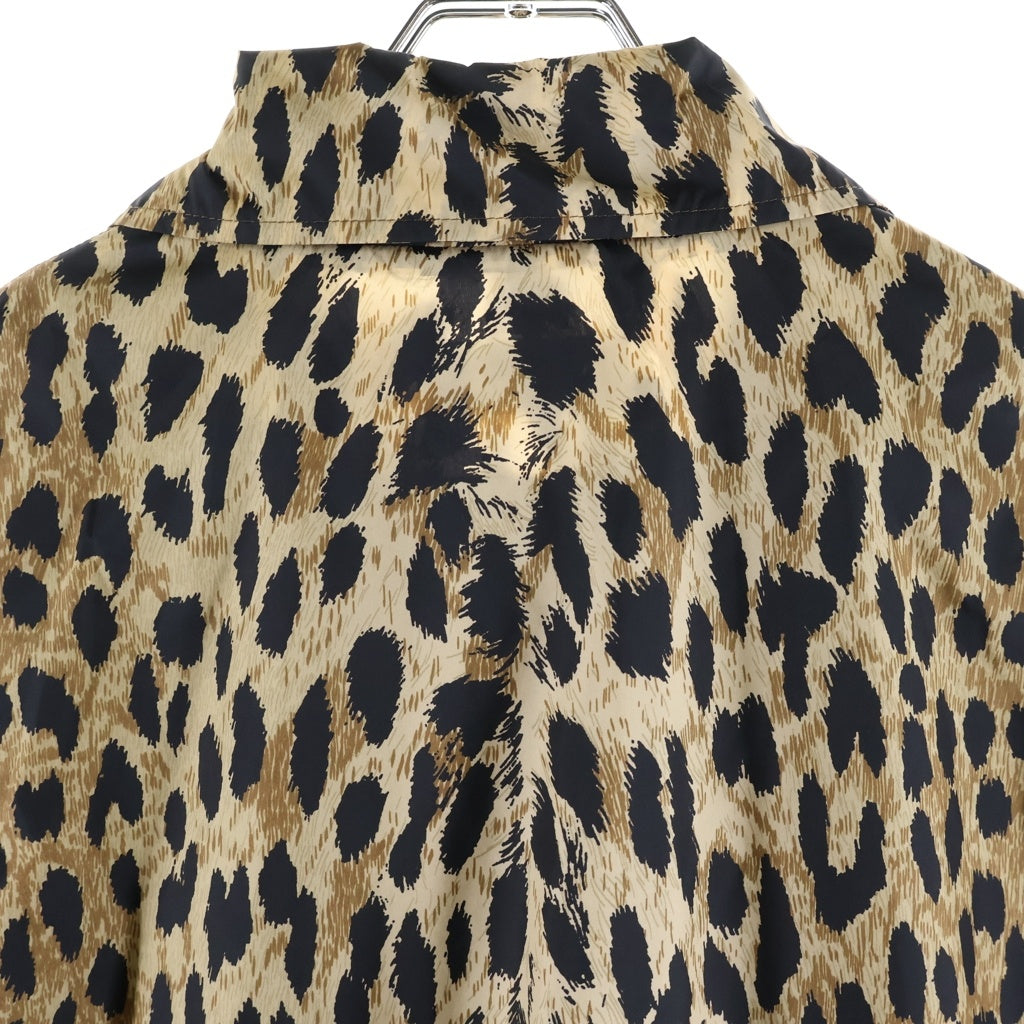 BALENCIAGA(バレンシアガ) 20SS Leopard Print Nylon Jacket レオパードプリント ナイロン コーチジャケット スナップボタン ブラウン/ブラック 571092 TGL34