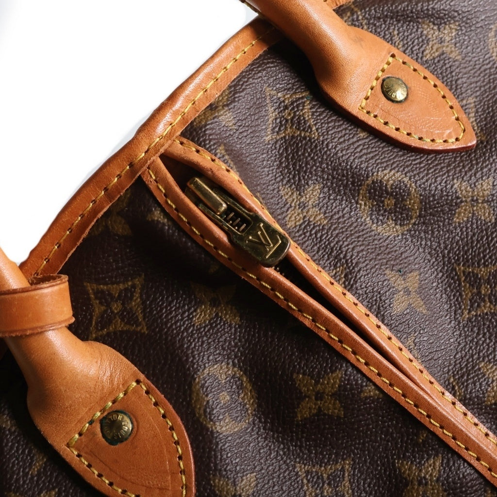 LOUIS VUITTON(ルイヴィトン) モノグラム サックドゥポルトマントー ガーメントケース カバー ブラウン レザー×PVC M23542