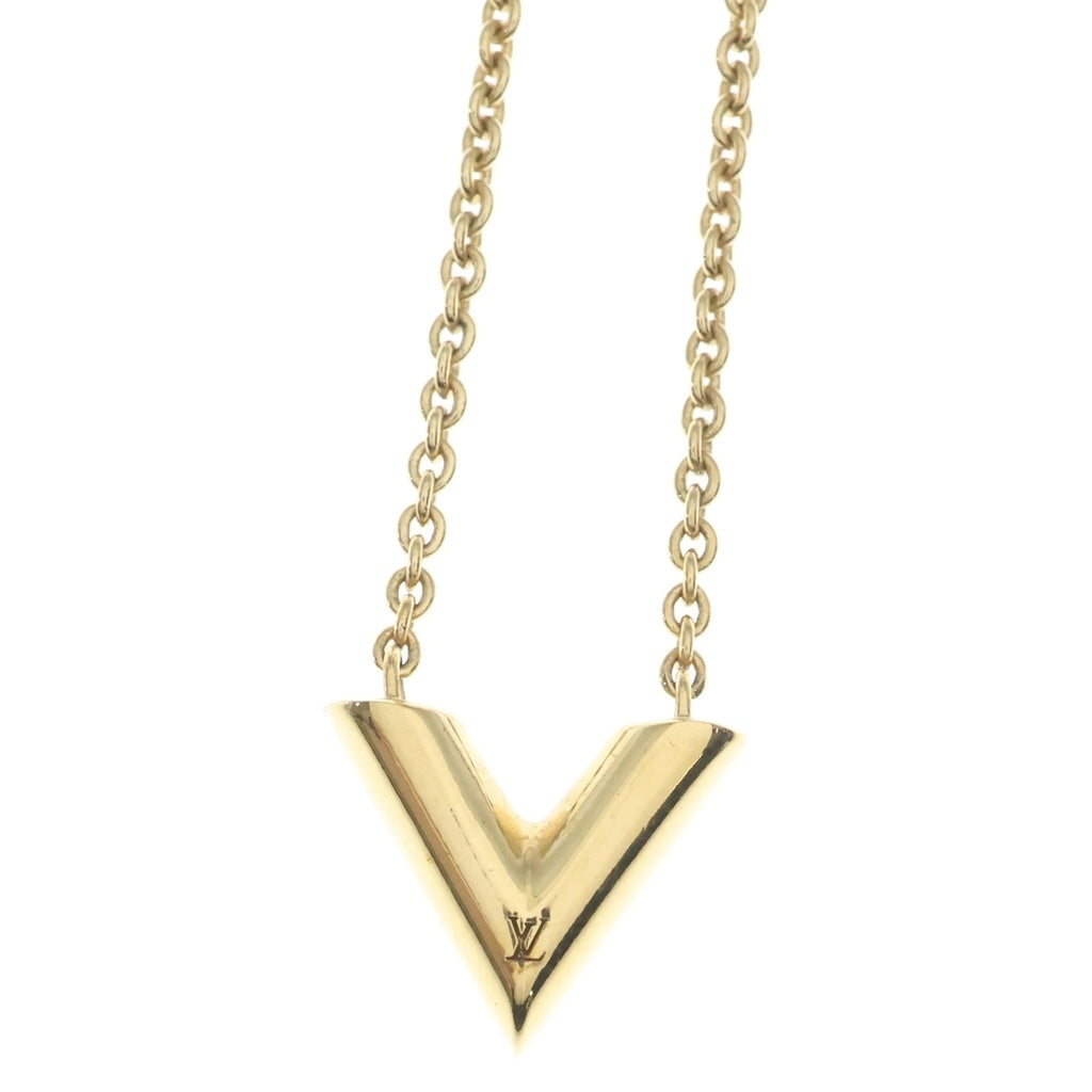 LOUIS VUITTON(ルイヴィトン) エセンシャルV ネックレス メタル ゴールド M61083