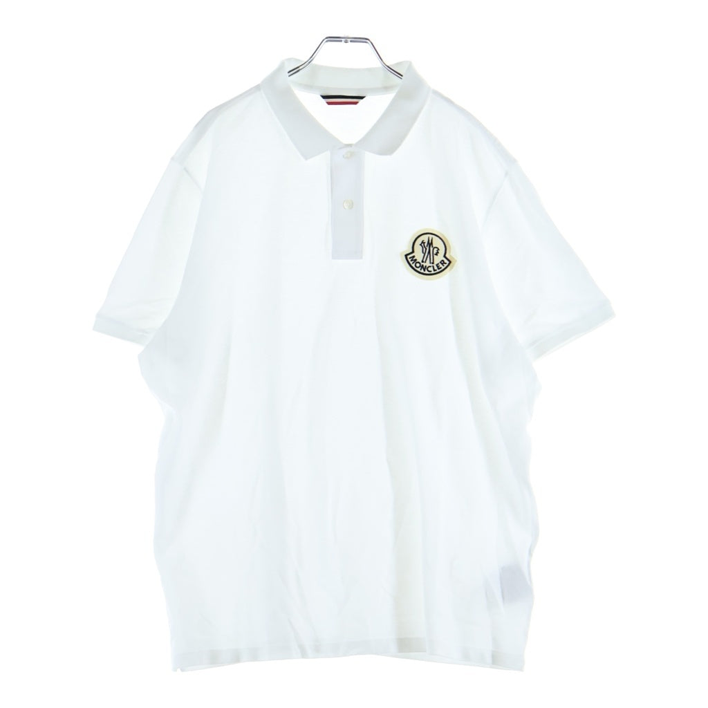 MONCLER(モンクレール) GENIUS2 1952 MAGLIA POLO MANICA CORTA ジーニアス ワッペン ポロシャツ ホワイト E10918323600