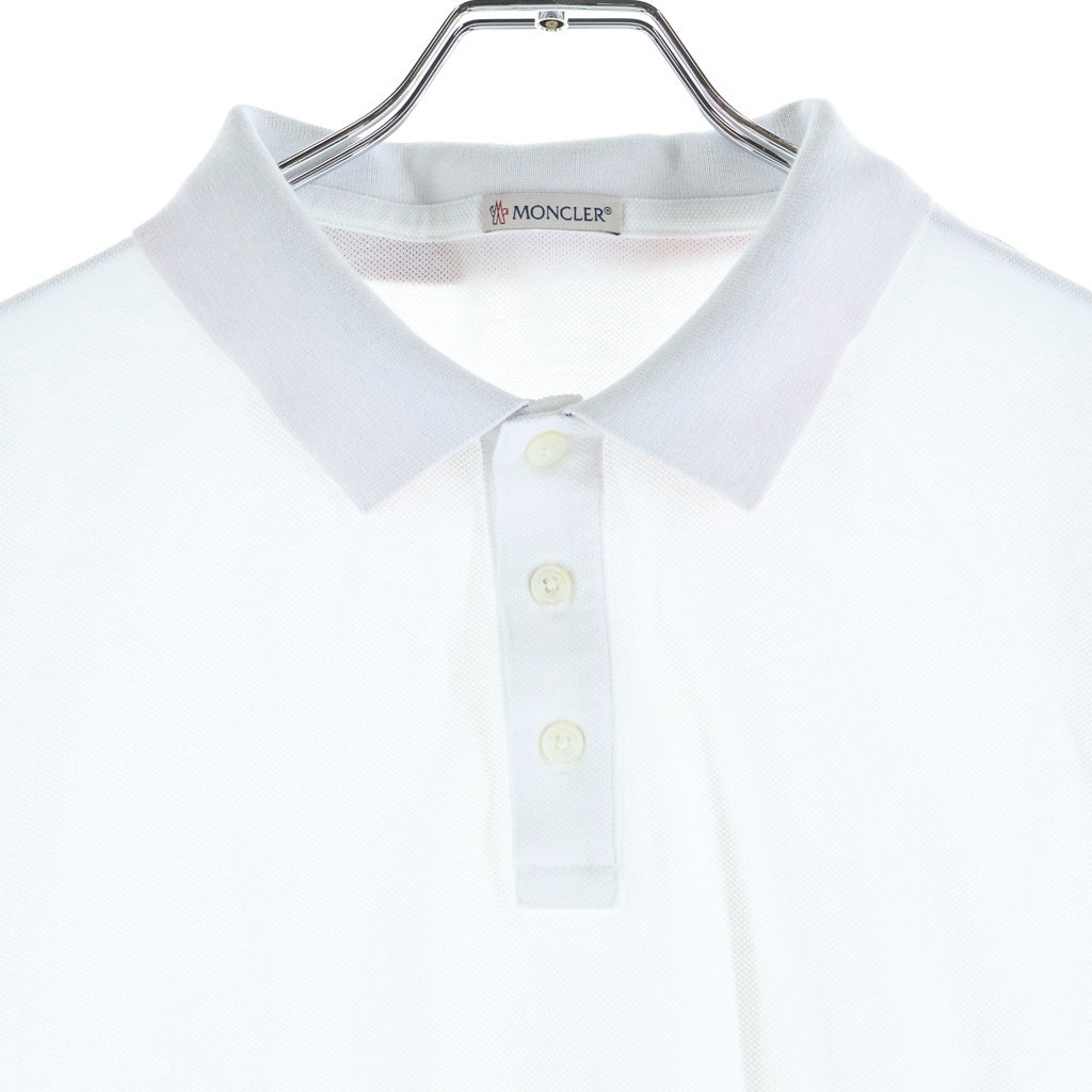 MONCLER(モンクレール) 19SS MAGLIA POLO MANICA CORTA 半袖ポロシャツ ホワイト E10918305150