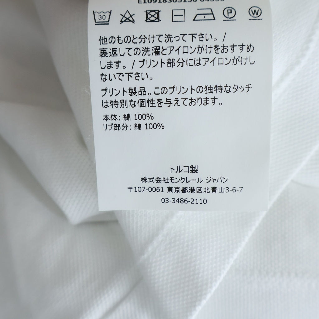 MONCLER(モンクレール) 19SS MAGLIA POLO MANICA CORTA 半袖ポロシャツ ホワイト E10918305150