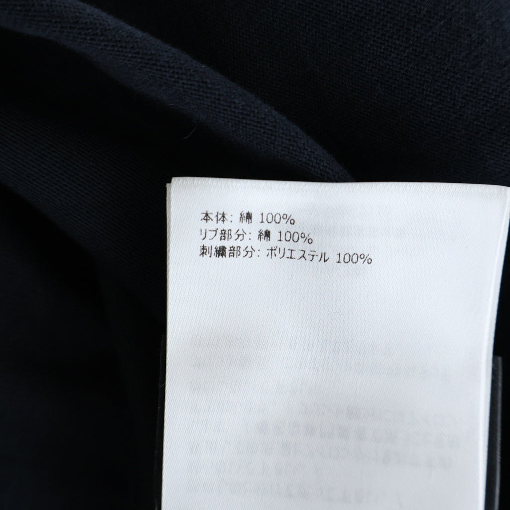 MONCLER(モンクレール) 1952刺繍ロゴ Tシャツ カットソー ブラック F10928C71310