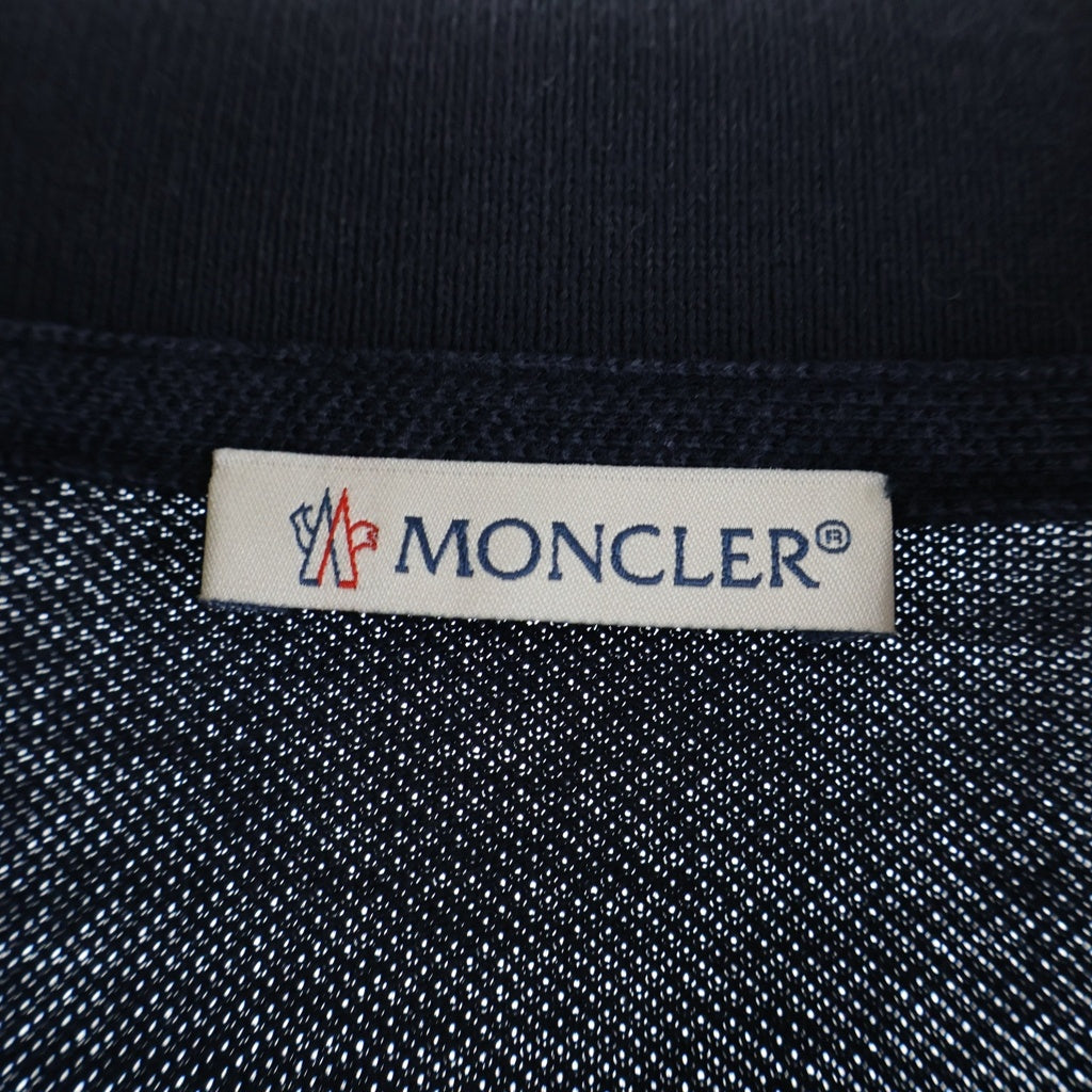 MONCLER(モンクレール) 19AW ワンポイント半袖ポロシャツ ネイビー E20918324450 84556