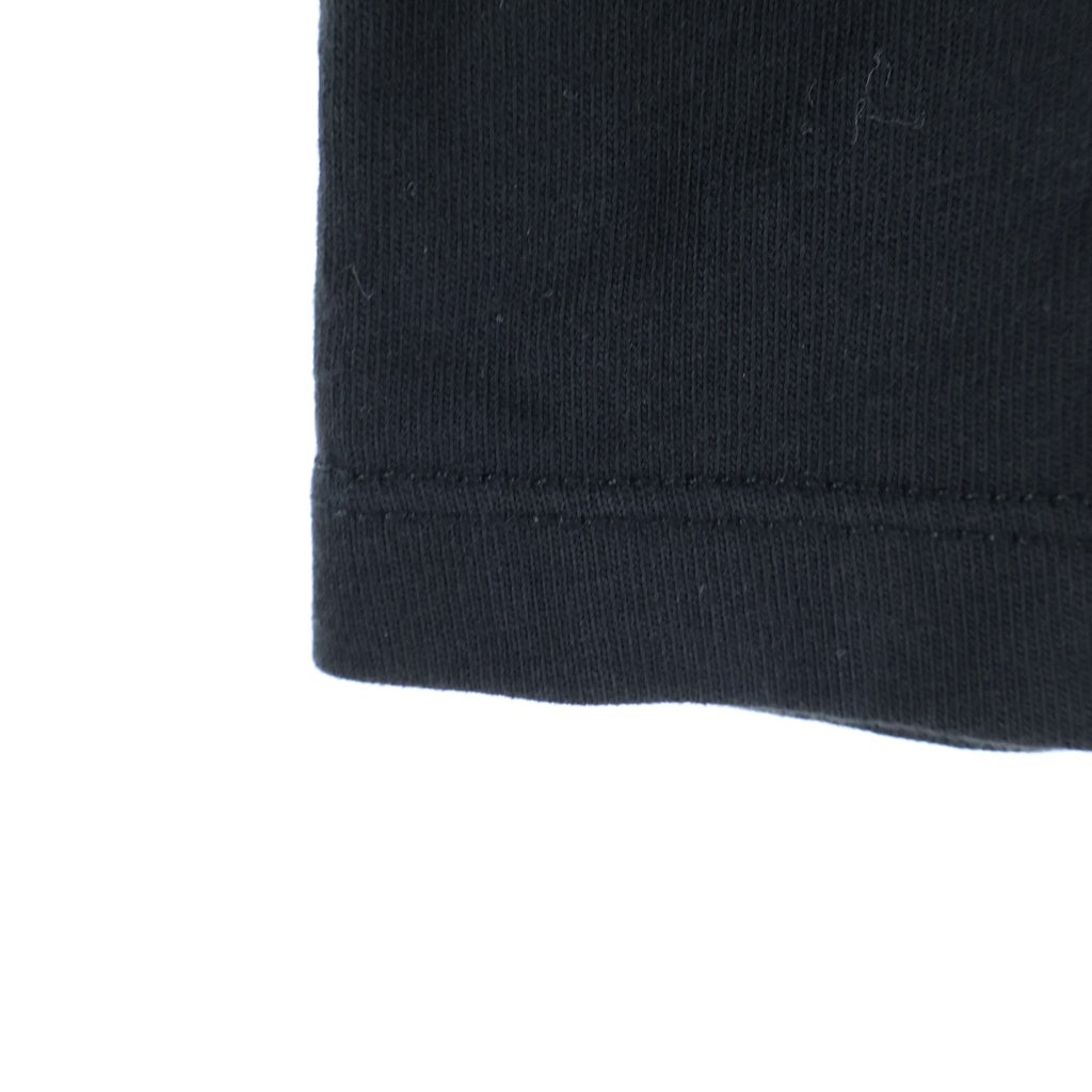 MONCLER(モンクレール) ロゴ刺繍半袖Tシャツ クルーネック カットソー ブラック F10928C71110 8390T