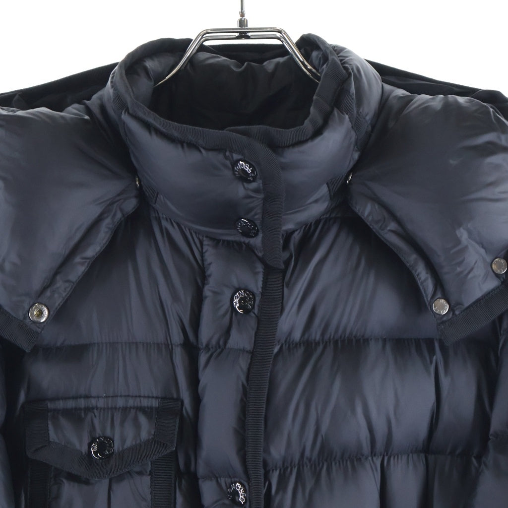 MONCLER(モンクレール) HERMINE エルミンヌ ロングダウンコート ブラック レディース #3 420934933905
