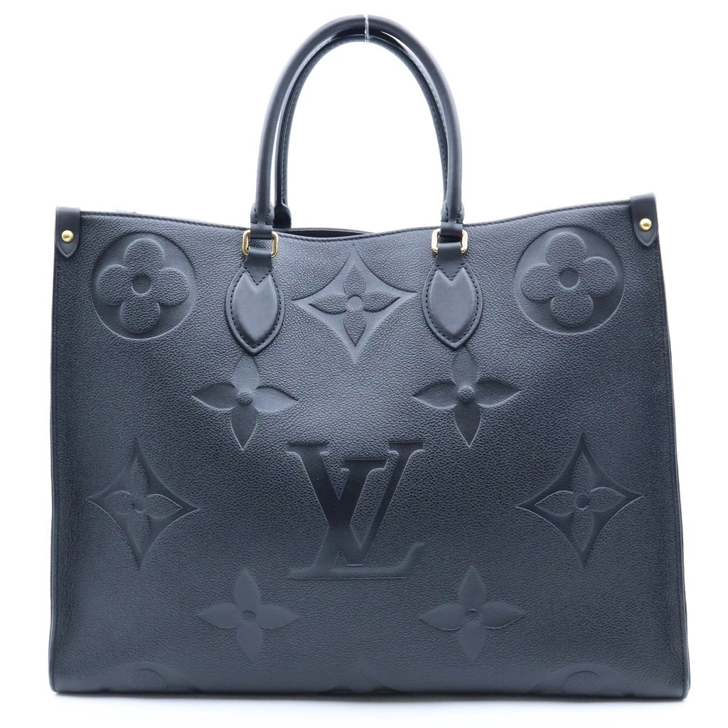 LOUIS VUITTON(ルイヴィトン) モノグラム アンプラント オンザゴーGM トートバッグ ハンドバッグ ブラック ノワール M44925 ICタイプ レディース