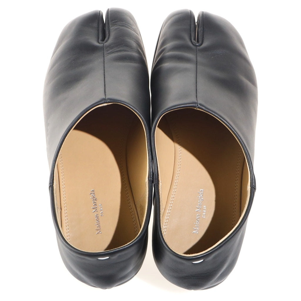 Maison Margiela(メゾンマルジェラ) Tabi 足袋 バブーシュ スリッポン レザー ブラック