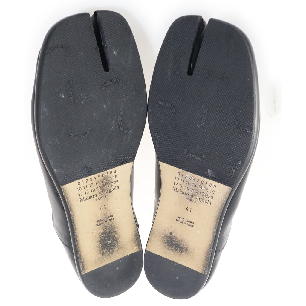 Maison Margiela(メゾンマルジェラ) Tabi 足袋 バブーシュ スリッポン レザー ブラック