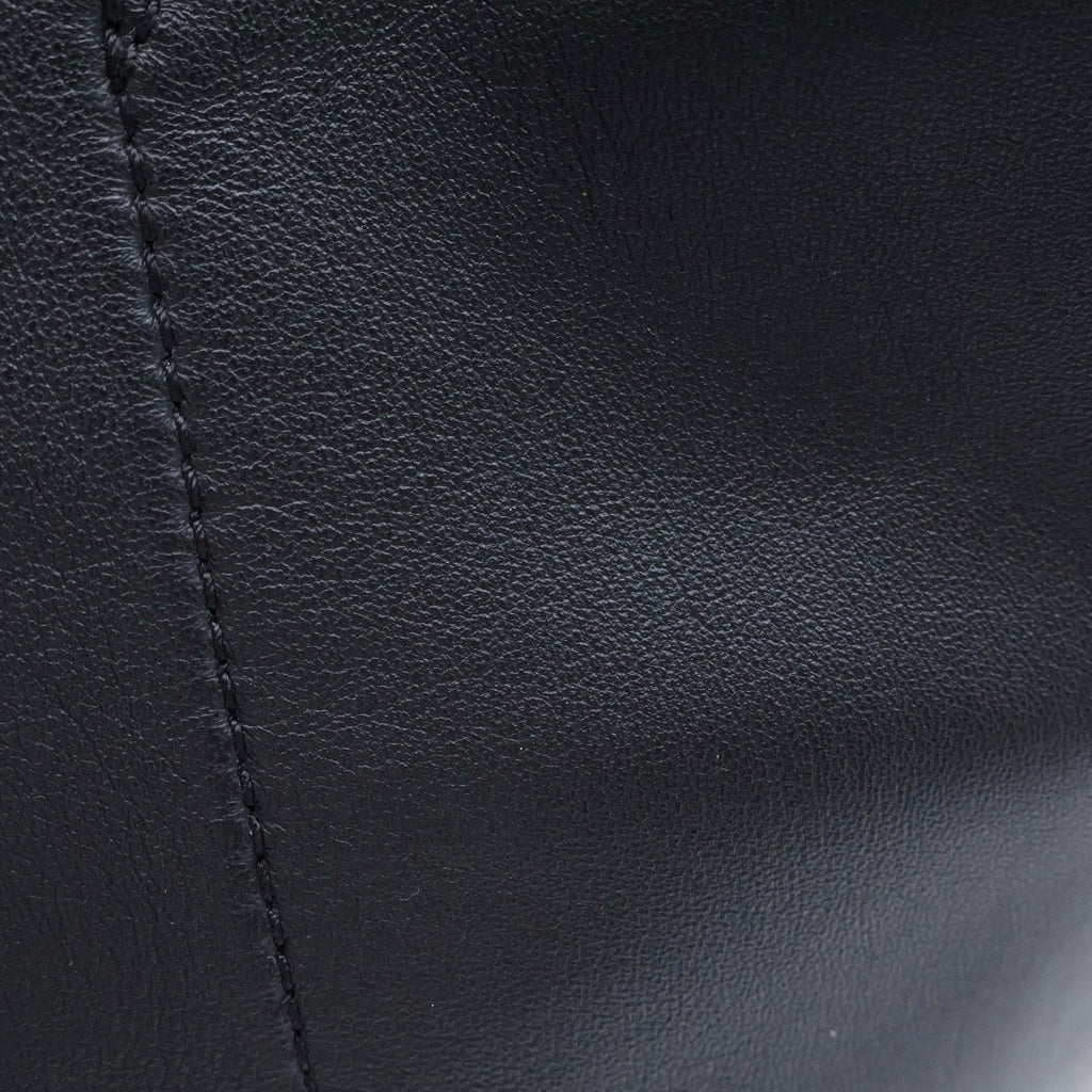Maison Margiela(メゾンマルジェラ) ショッピングバッグ レザー トートバッグ ブラック S55WC0130 レディース
