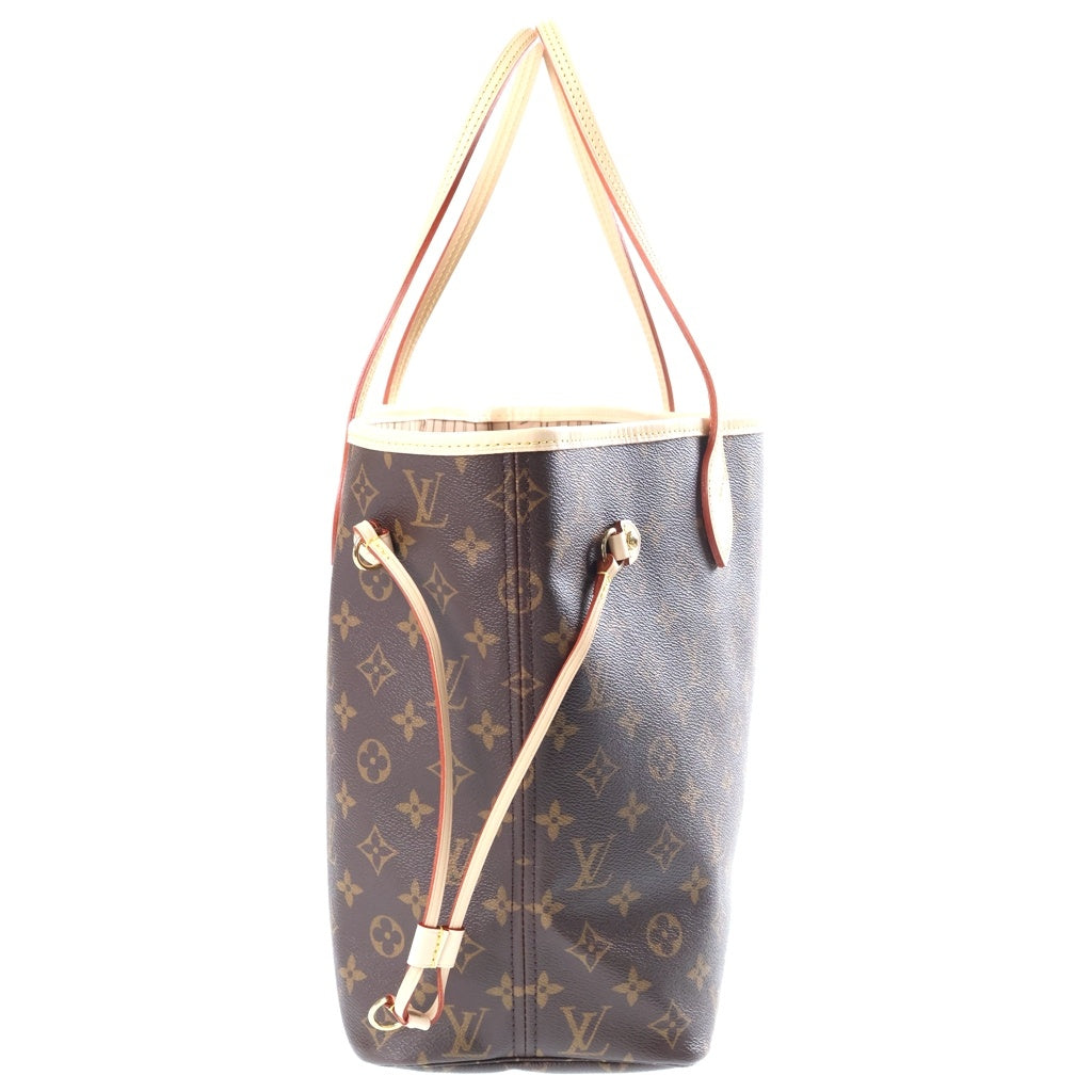 LOUIS VUITTON(ルイヴィトン) モノグラム ネヴァーフルMM ハンドバッグ トートバッグ ローズベージュ ブラウン PVC×レザー M46975 ICタイプ レディース