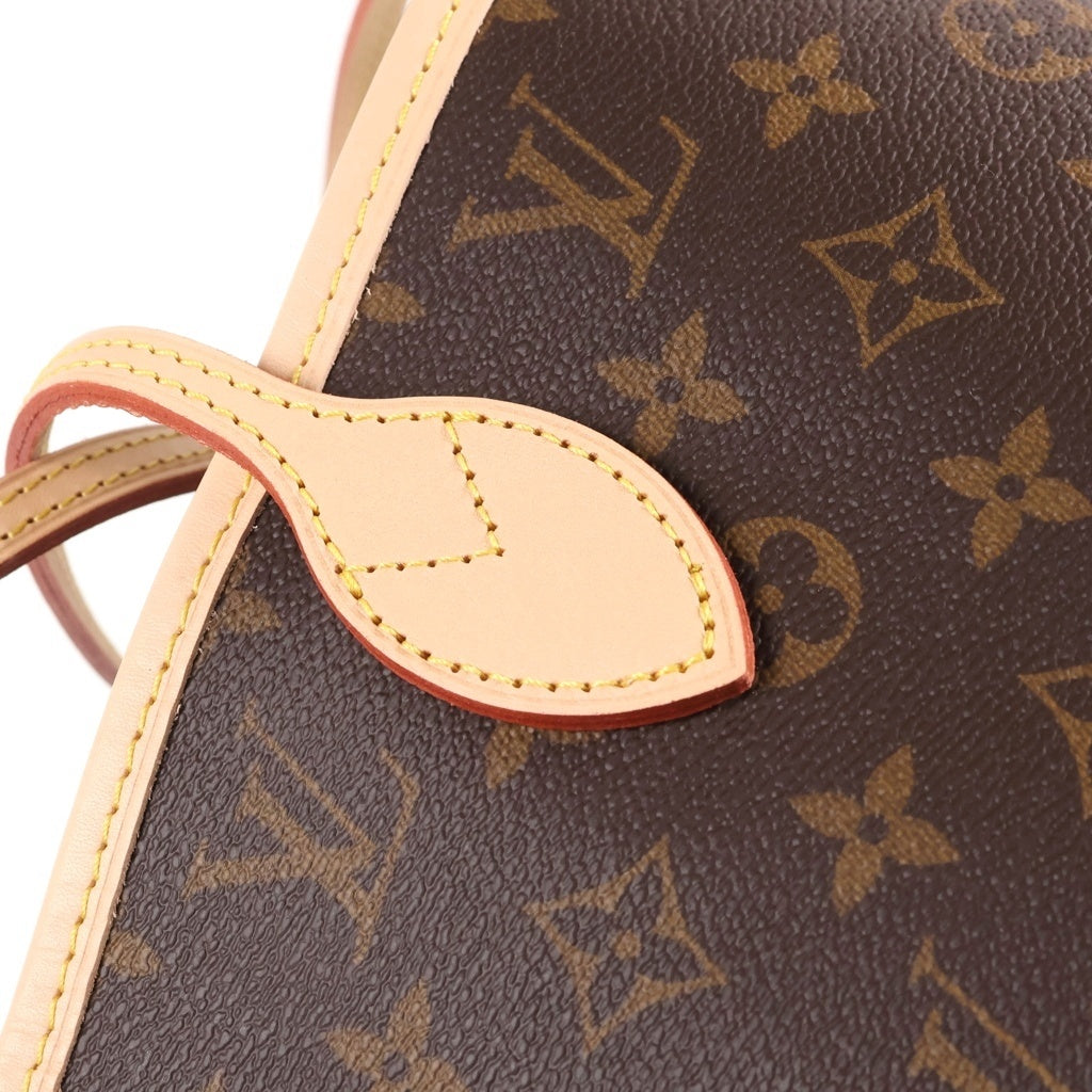 LOUIS VUITTON(ルイヴィトン) モノグラム ネヴァーフルMM ハンドバッグ トートバッグ ローズベージュ ブラウン PVC×レザー M46975 ICタイプ レディース
