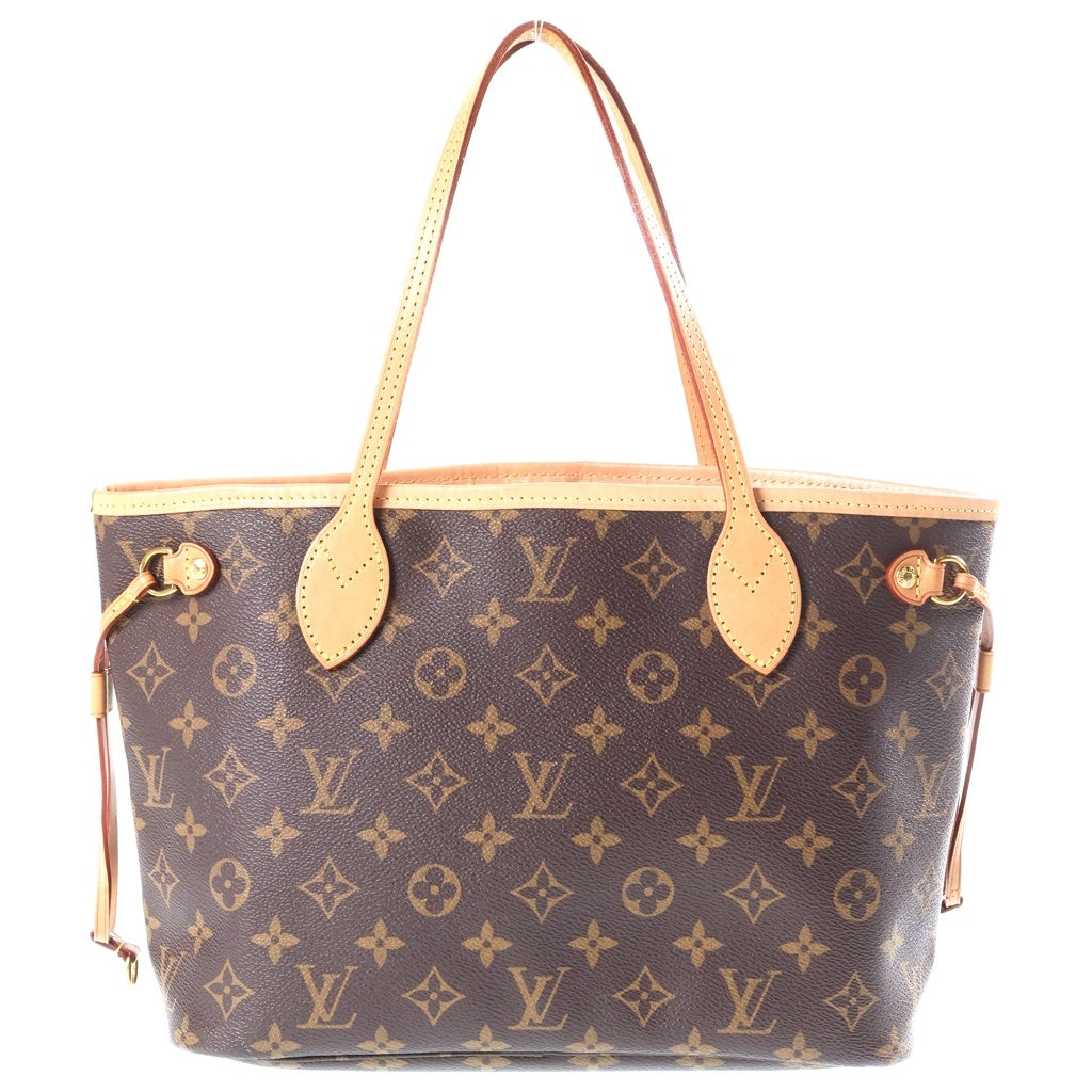 LOUIS VUITTON(ルイヴィトン) モノグラム ネヴァーフルPM ハンドバッグ トートバッグ ピヴォワンヌ ブラウン PVC×レザー M41245 ICタイプ レディース
