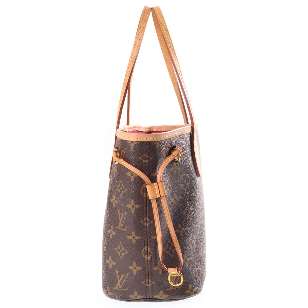 LOUIS VUITTON(ルイヴィトン) モノグラム ネヴァーフルPM ハンドバッグ トートバッグ ピヴォワンヌ ブラウン PVC×レザー M41245 ICタイプ レディース
