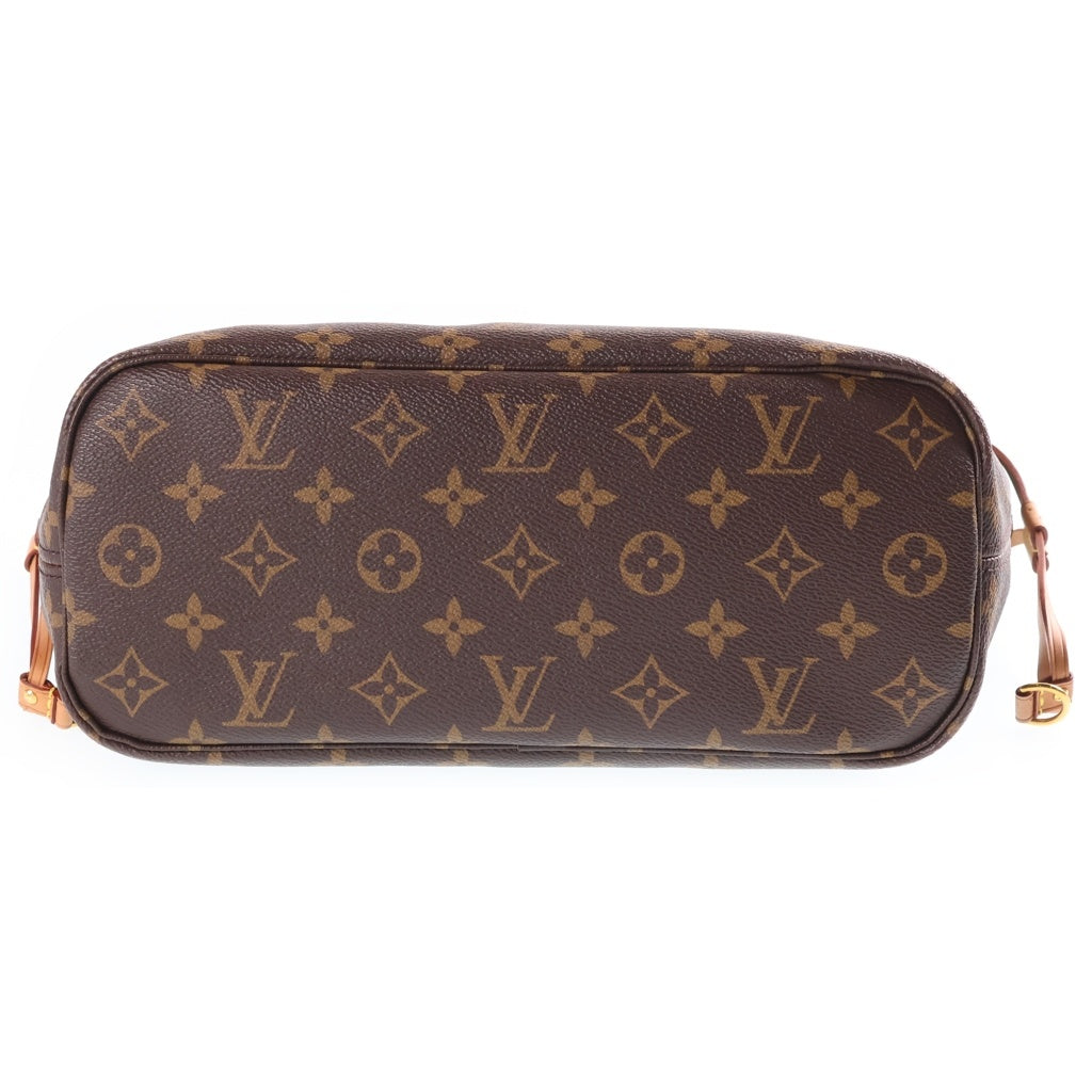 LOUIS VUITTON(ルイヴィトン) モノグラム ネヴァーフルPM ハンドバッグ トートバッグ ピヴォワンヌ ブラウン PVC×レザー M41245 ICタイプ レディース