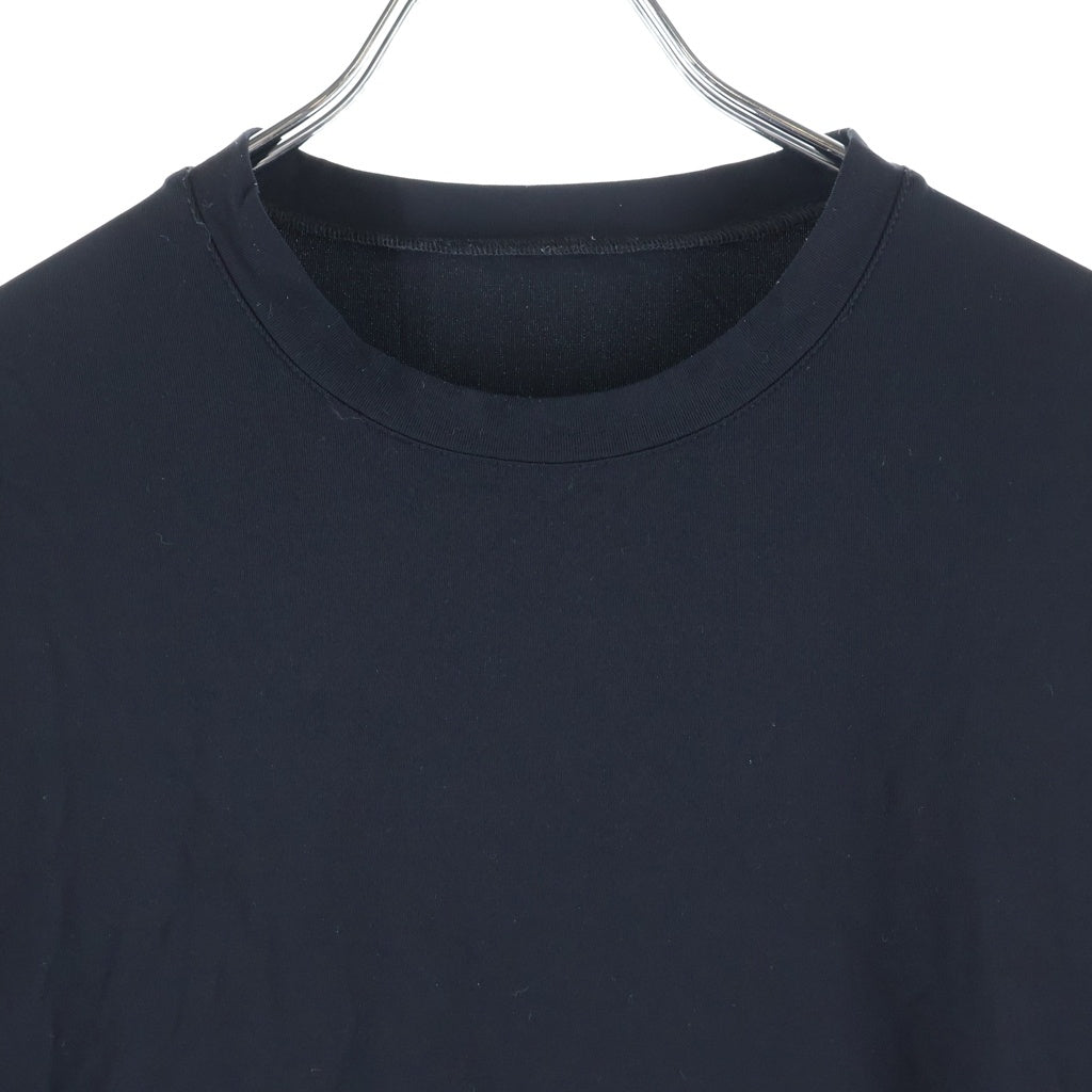 PRADA(プラダ) プラダスポーツ サイドジッパー付き クルーネック半袖Tシャツ カットソー ブラック レディース