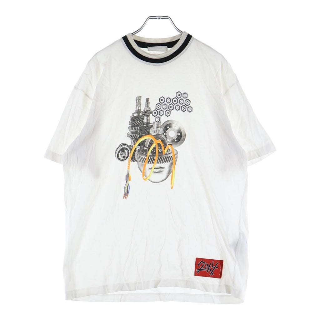 PRADA(プラダ) 2×4 ツーバイフォー Tシャツ 半袖 カットソー グラフィット コットン マルチカラー レディース