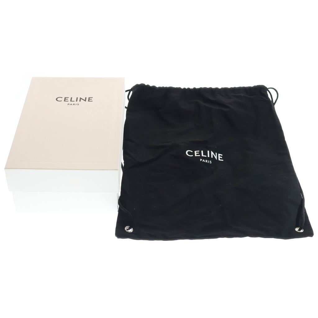 CELINE(セリーヌ) トリオンフ 刺繍ベースボールキャップ インディゴブルー デニム レディース