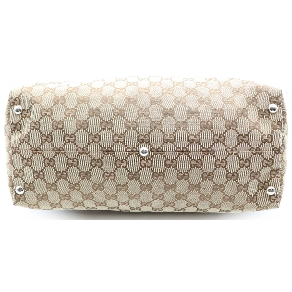 GUCCI(グッチ) GGキャンバス ホースビット トートバッグ ベージュ キャンバス 229852 レディース