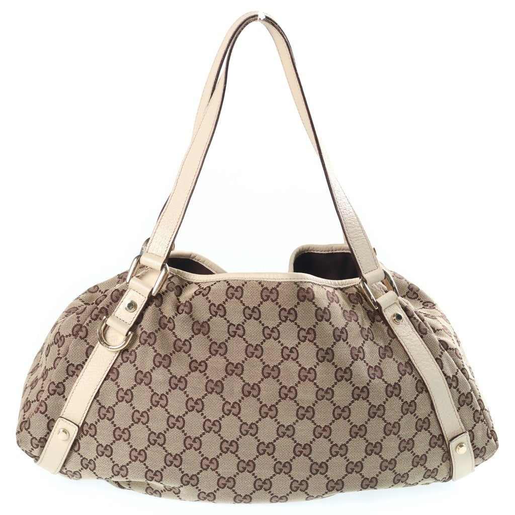 GUCCI(グッチ) GGキャンバス アビーライン ベージュ トートバッグ ショルダーバッグ 130736 レディース