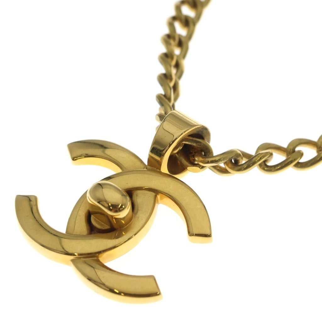 CHANEL(シャネル) ココマーク ターンロック チェーン ネックレス