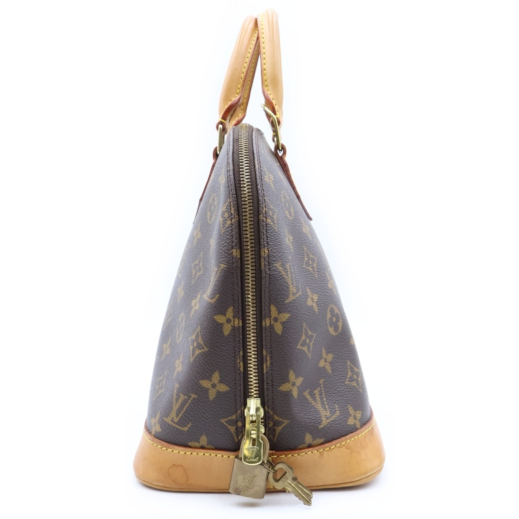 LOUIS VUITTON(ルイヴィトン) モノグラム アルマ PVC レザー ハンドバッグ ブラウン M51130 レディース