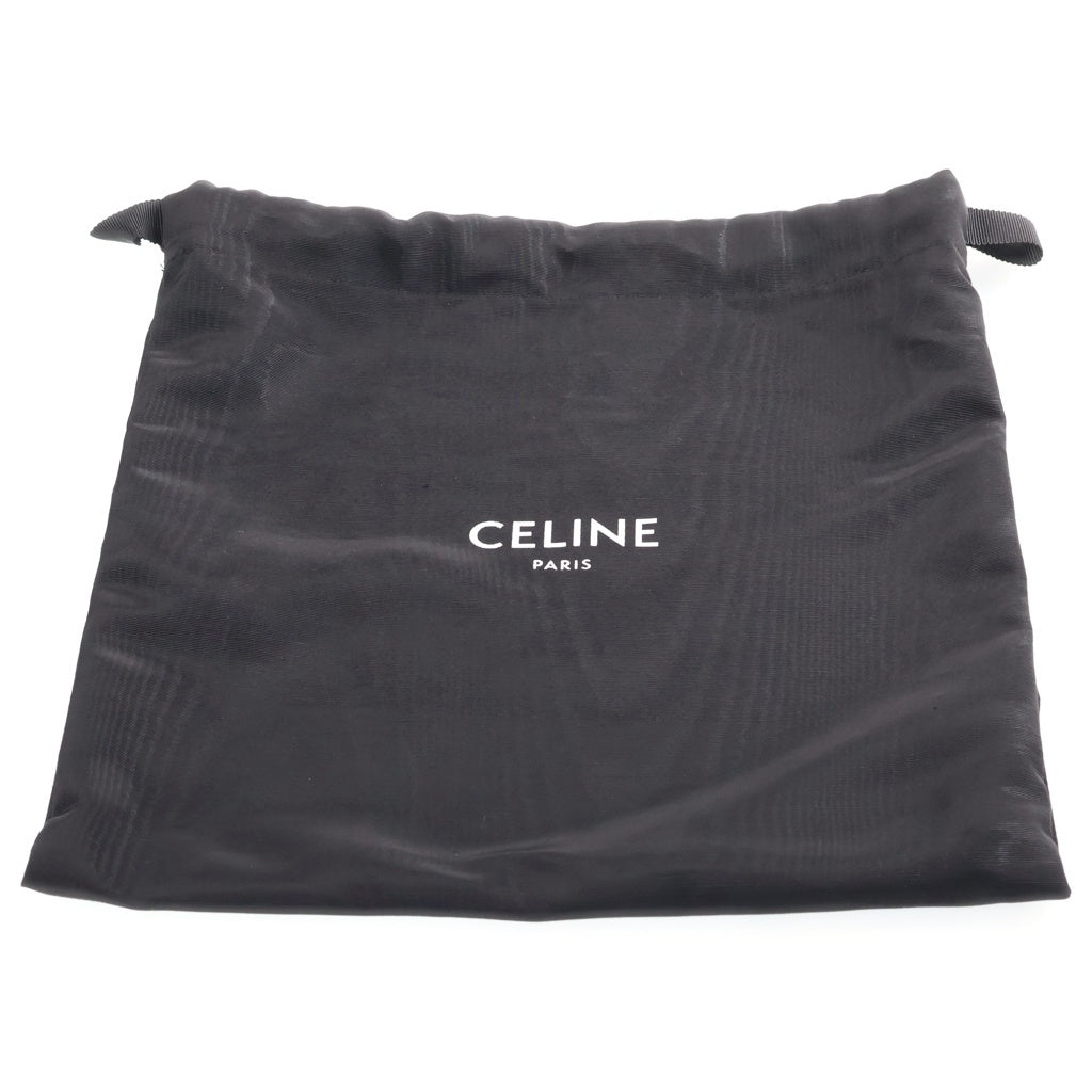 CELINE(セリーヌ) TINA ティナ トリオンフ レザー ワンショルダーバッグ ゴールド金具 ブラック レディース
