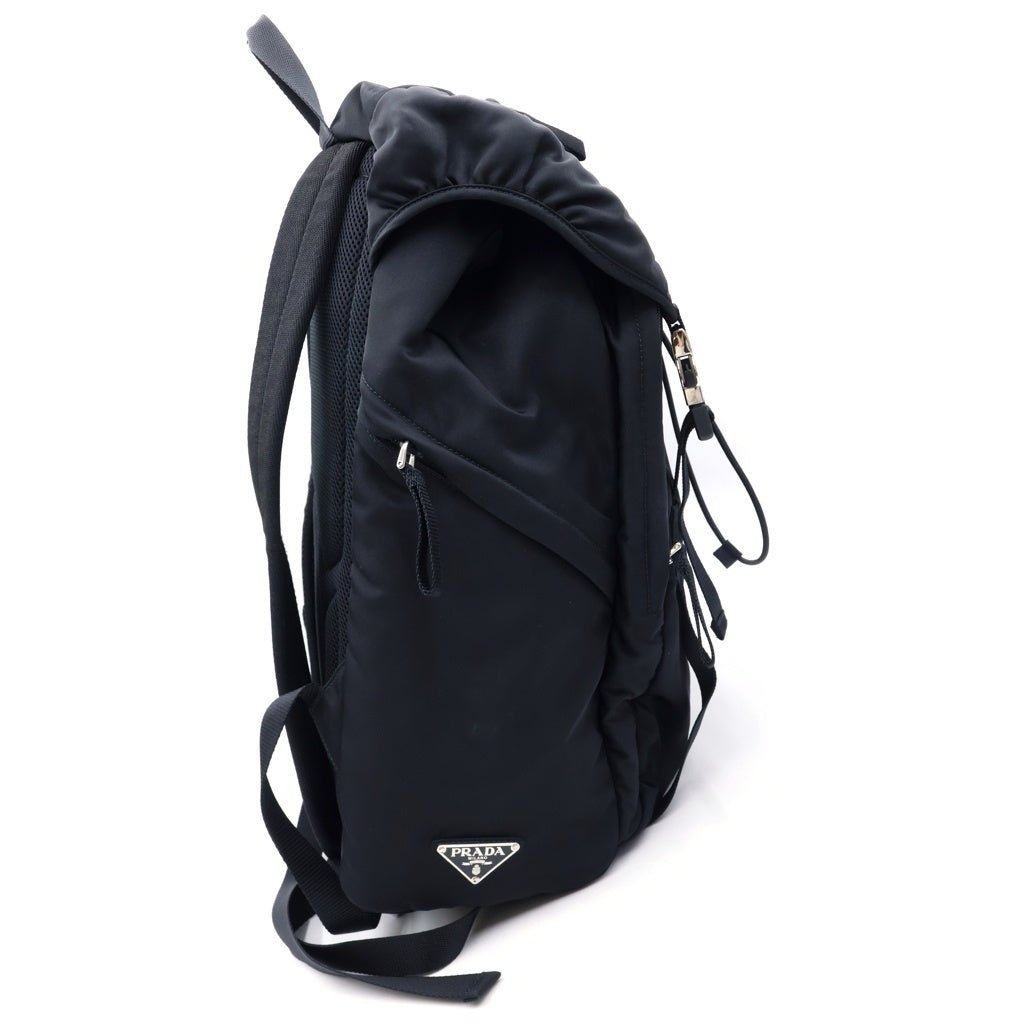 PRADA(プラダ) バックパック トライアングルロゴ リュック ブラック テスート 2VZ062