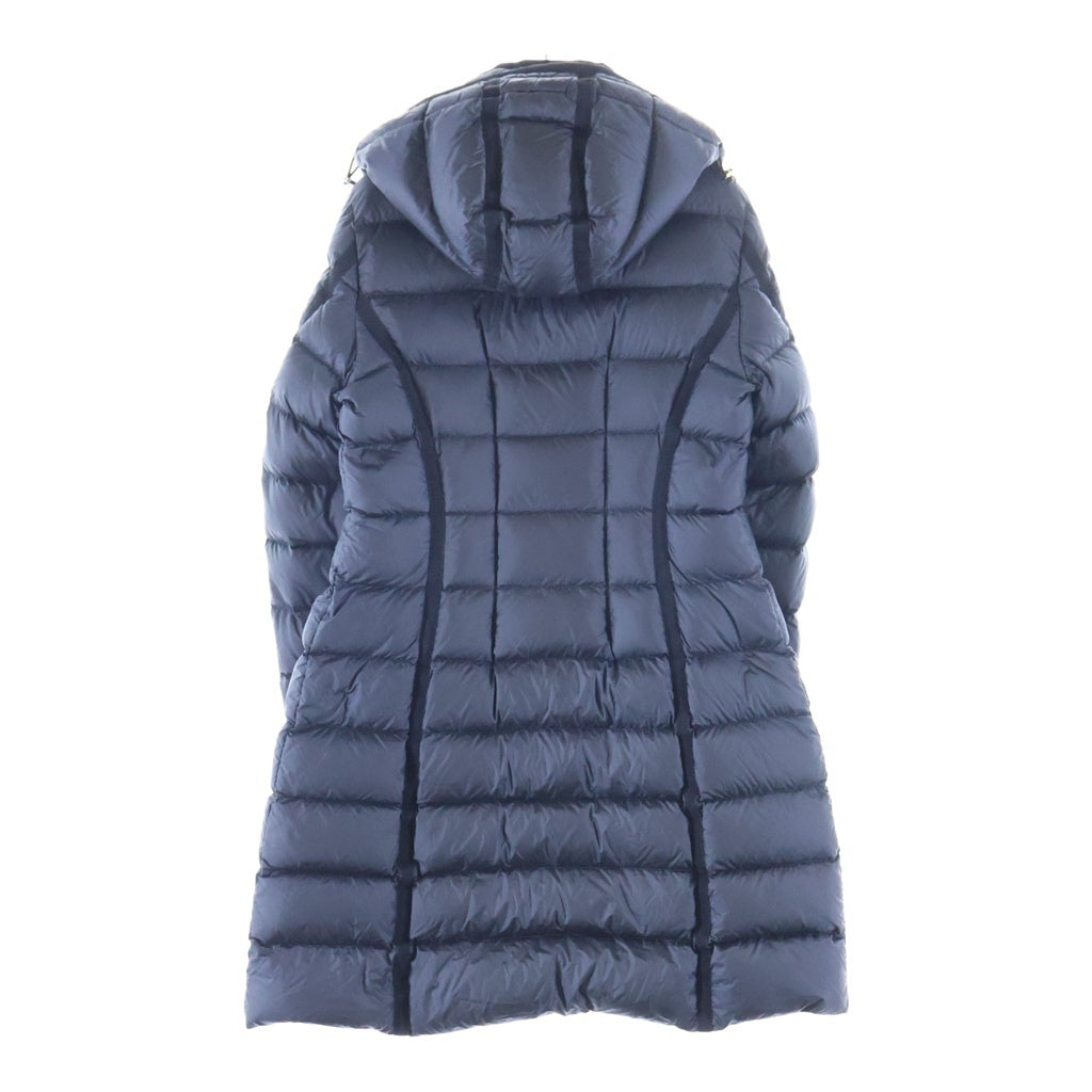 MONCLER(モンクレール) HERMINE ダウンジャケット パーカー フーディ ダウンコート ネイビー ナイロン D20934930005 レディース
