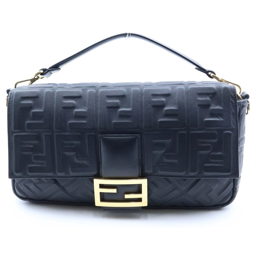 FENDI(フェンディ) バゲット バッグ ショルダーバッグ 2WAY ブラック レザー 8BR771 レディース