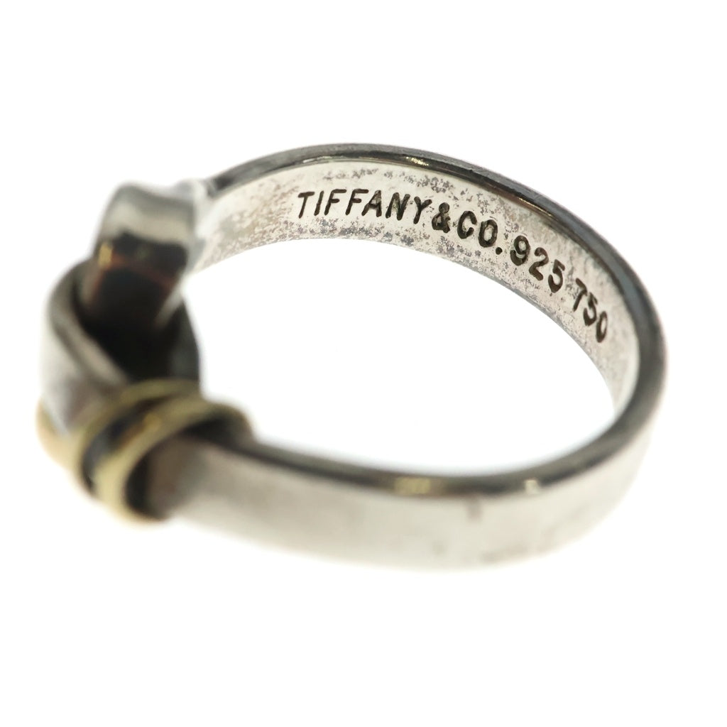 TIFFANY & Co.(ティファニー) フック&アイ リング シルバー/ゴールド Ag925/Au750