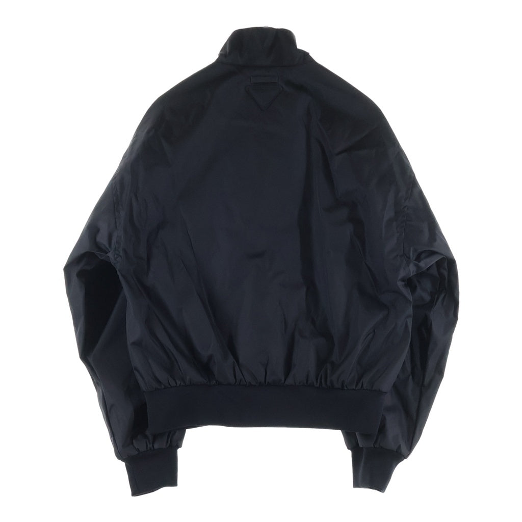 PRADA(プラダ) RE-NYLON Blouson Jacket リナイロン バックトライアングル ジップアップ ジャケット ブルゾン ブラック SGC925