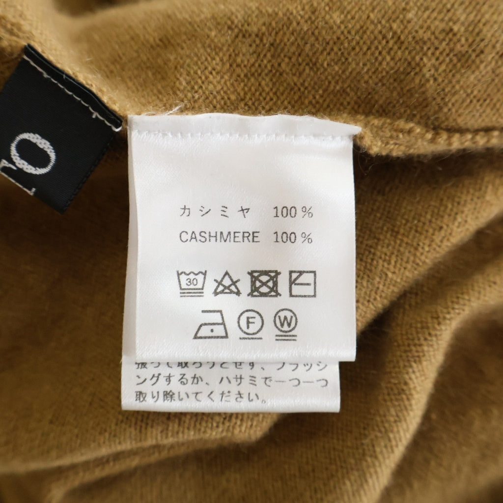 NO BRAND(ノーブランド) UTO ニット トップス カシミヤ ブラウン