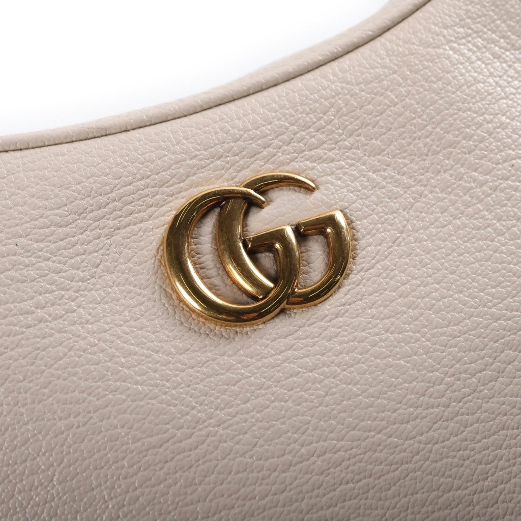 GUCCI(グッチ) アフロディーテ スモール 2WAYショルダーバッグ チェーンハンドバッグ アイボリー ホワイト レザー 731817 ゴールド金具 レディース