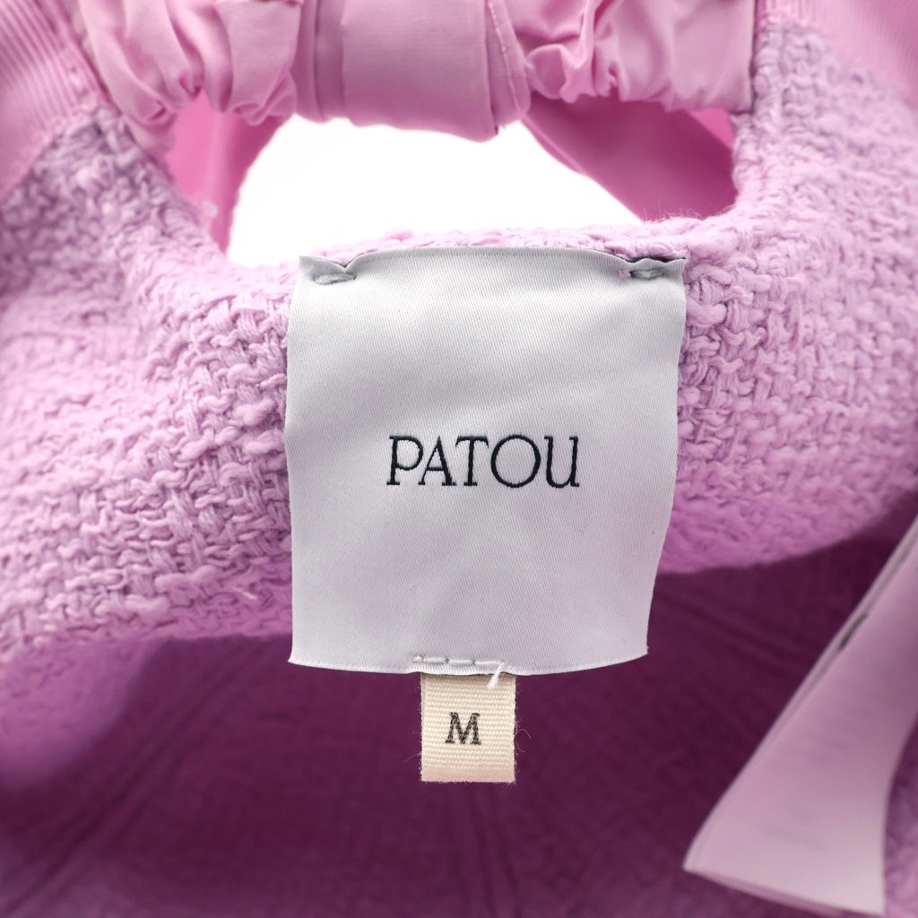 PATOU(パトゥー) 26SS リボンディテール コットン キャップ 帽子 ピンク AC111-0241 レディース