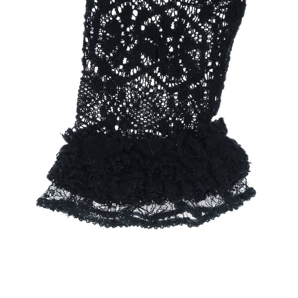 CHANEL(シャネル) レース カーディガン トップス ウール ブラック