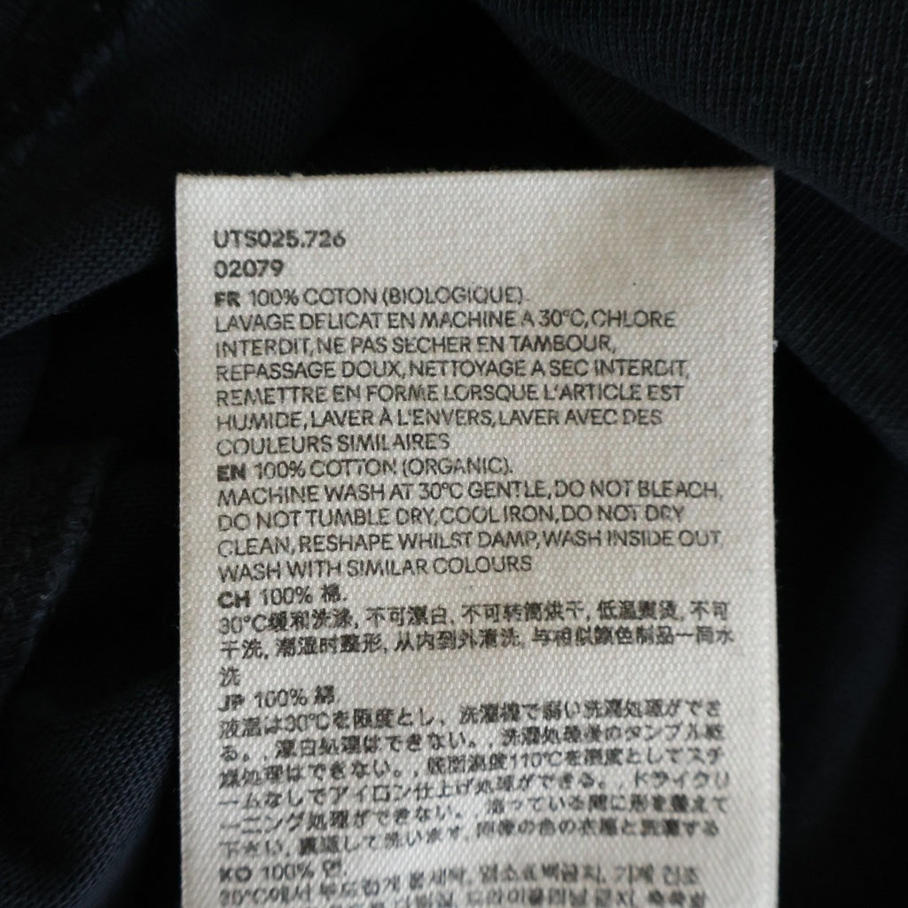 ami paris(アミパリス) ロゴ Tシャツ 半袖 カットソー コットン ネイビー