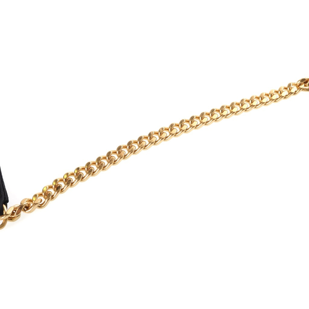 SAINT LAURENT PARIS(サンローランパリ) カサンドラ チェーンショルダーバッグ ブラック ゴールド金具