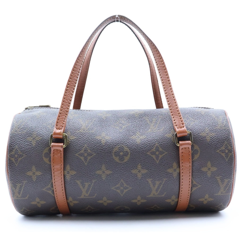 LOUIS VUITTON(ルイヴィトン) モノグラム パピヨン26 ハンドバッグ PVC/レザー ゴールド金具 ブラウン M51366