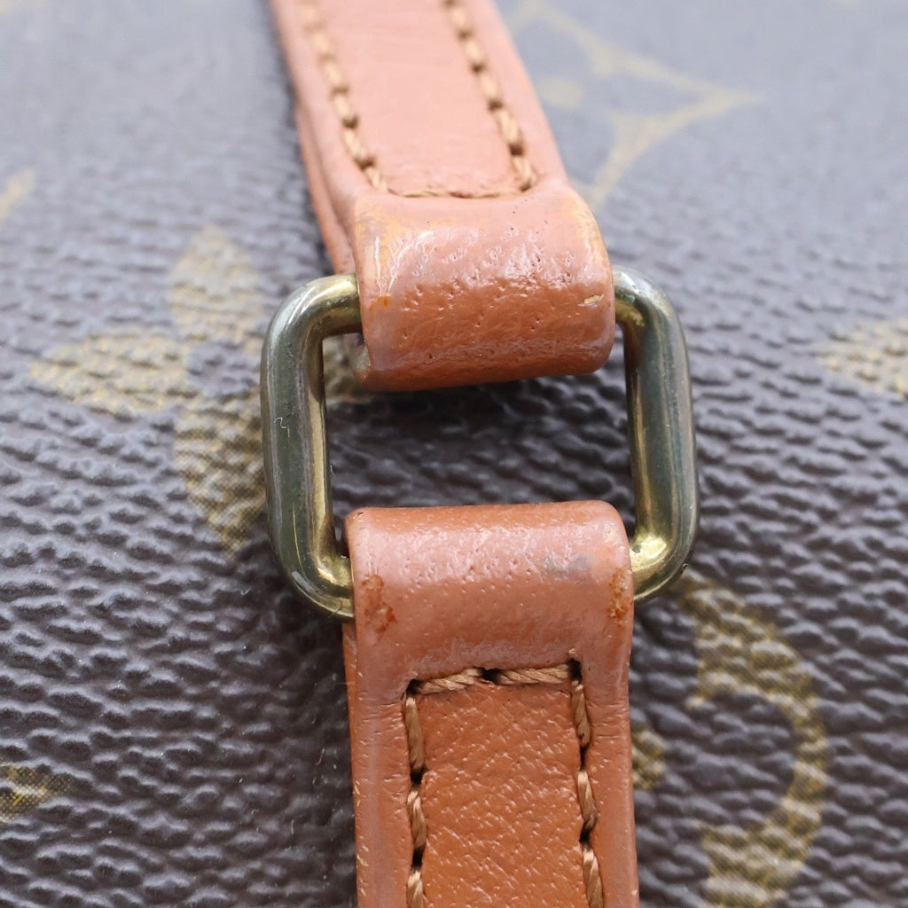 LOUIS VUITTON(ルイヴィトン) モノグラム パピヨン26 ハンドバッグ PVC/レザー ゴールド金具 ブラウン M51366