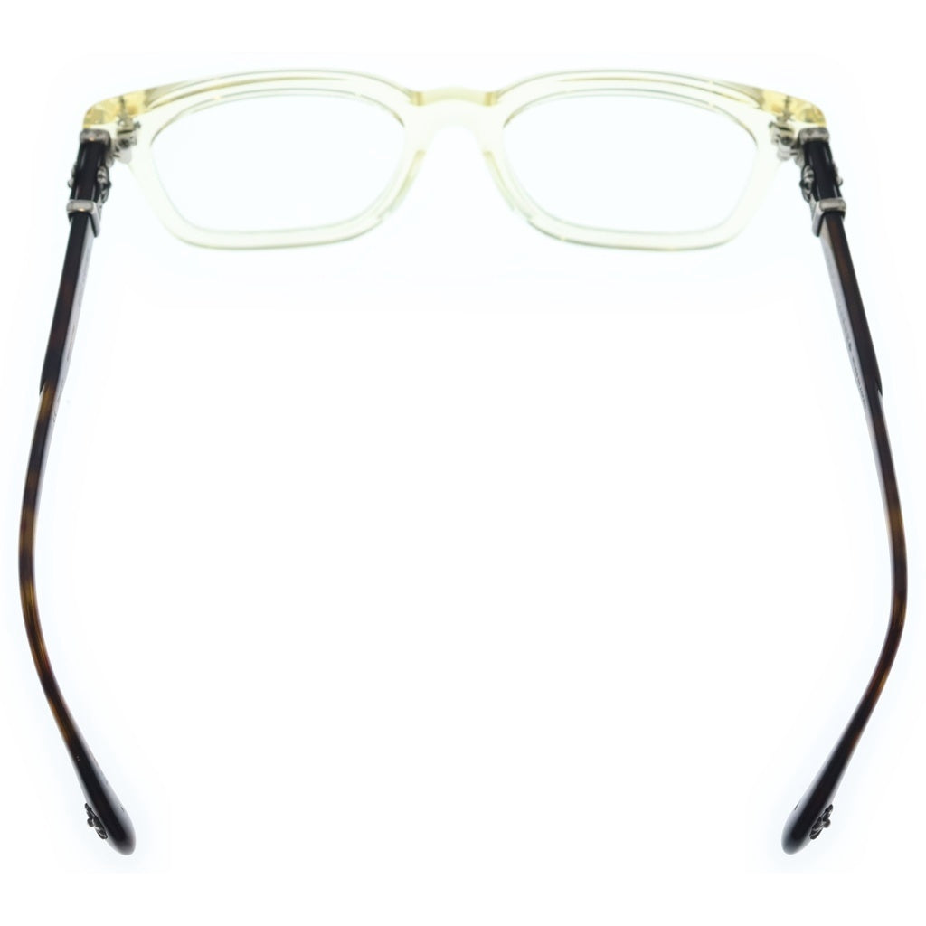 CHROME HEARTS(クロムハーツ) COX UCKER CHクロステンプルウェリントンサングラス アイウェア ブラウンフレーム クリアレンズ